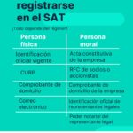 ¿Qué necesitas para cumplir con el SAT si eres persona física en México?