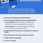 Requisitos para Cambio de Placas y Cambio de Propietario de Vehículos